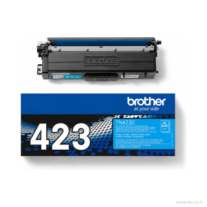 טונר כחול גדול מקורי BROTHER TN423C- עד 4000 דפים