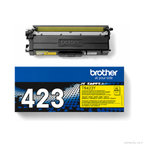 טונר צהוב גדול מקורי BROTHER TN423Y- עד 4000 דפים