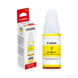 בקבוק דיו צהוב CANON GI-490Y