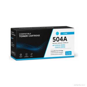 טונר תואם HP 504A CE251A ציאן 7K