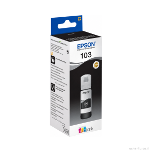 בקבוק דיו לאפסון מספר 103 שחור בוואקום EPSON