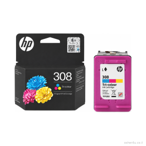 ראש דיו רגיל צבעוני מקורי HP 308