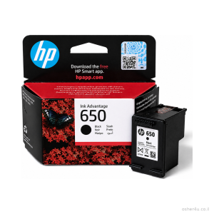 ראש דיו למדפסת HP 650 מקורי 2515/3515 שחור