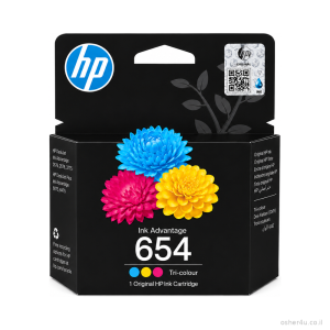 ראש דיו צבעוני מקורי HP 654