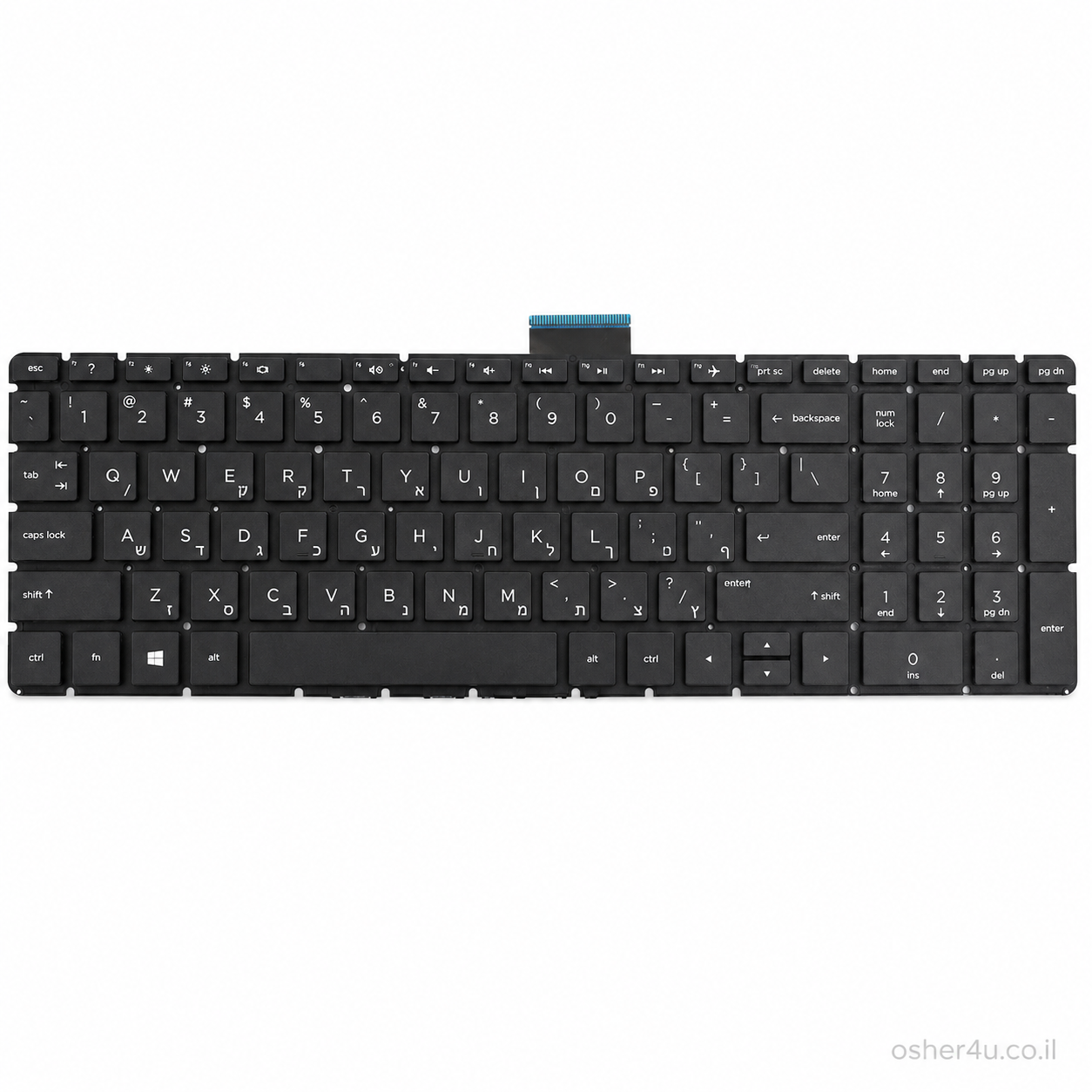 מקלדת מקורית / תואמת למחשב נייד HP 15-bs / 15-bw / 15-dy / 15s-eq