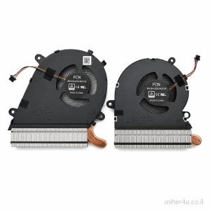 זוג מאווררי קירור מקוריים תואמים למחשב נייד ASUS X571LH/X571LI