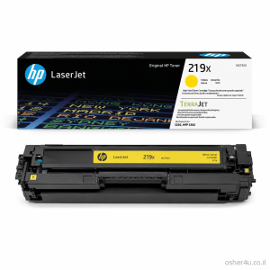 טונר צהוב מקורי HP 219X W2192X
