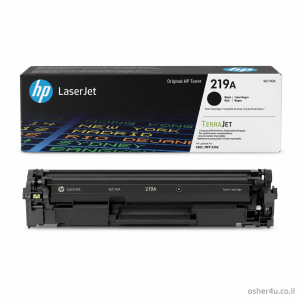 טונר שחור מקורי HP 219A W2190A