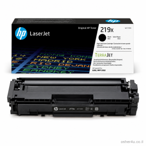 טונר שחור מקורי HP 219X W2190X