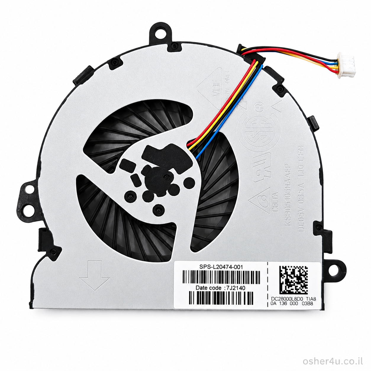 מאוורר קירור למעבד מקורי תואם למחשב נייד HP 255 G7