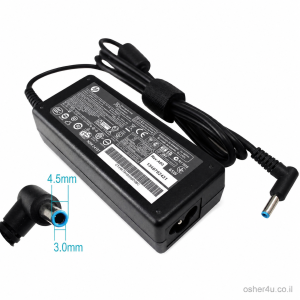 מטען לאייסר HP 19V 3.42A 4.5*3.42MM 65W תואם גם HP