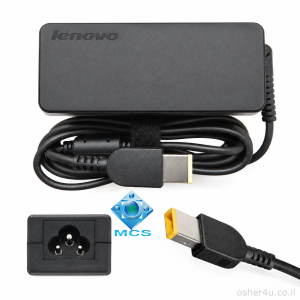 מטען לינובו 20V 4.5A USB מסגרת צהובה 120W