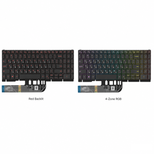 מקלדת מקורית תואמת למחשב נייד Dell G15 (5510/5511/5520) – עברית ואנגלית, תאורת RGB