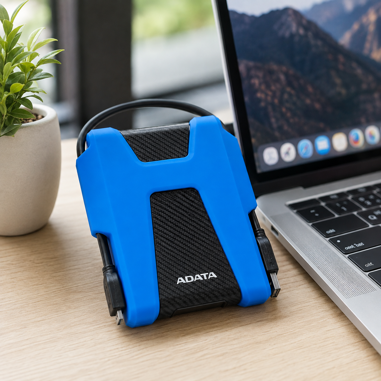 דיסק קשיח חיצוני ADATA HD680 2TB USB כחול – תמונה 4