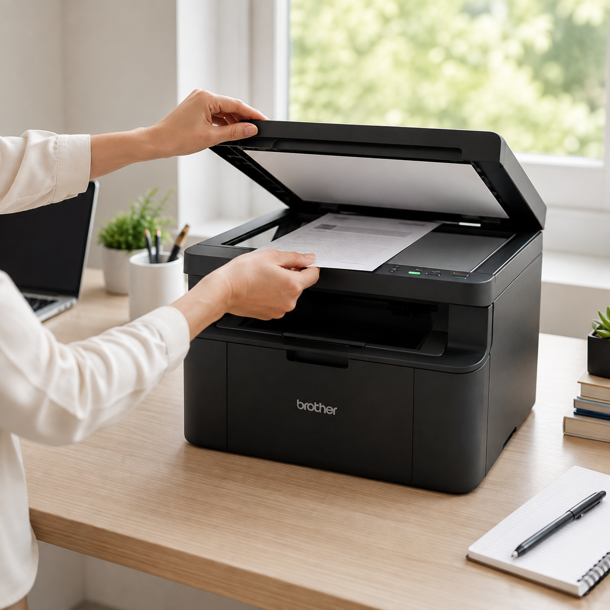 מדפסת BROTHER בראדר DPC-L1660W PRINT-SCAN-COPY - לייזר, משולבת, אלחוטית – תמונה 4