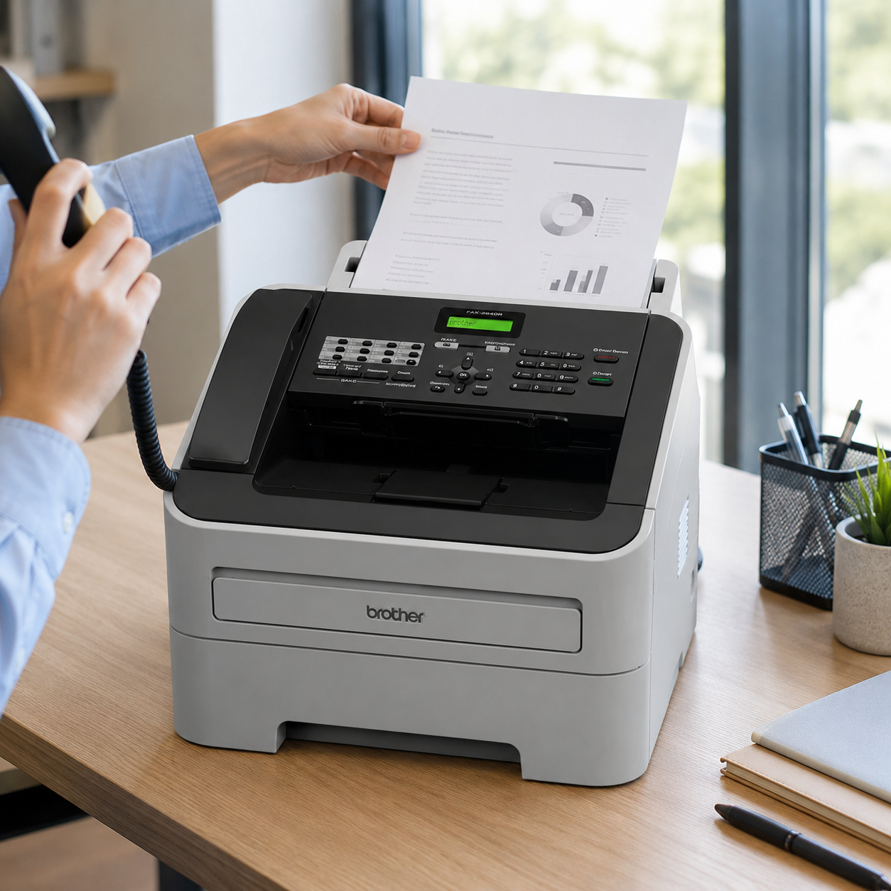 מכשיר פקס מקצועית ואמינה דגם FAX2845YJ1 מבית Brother – תמונה 3