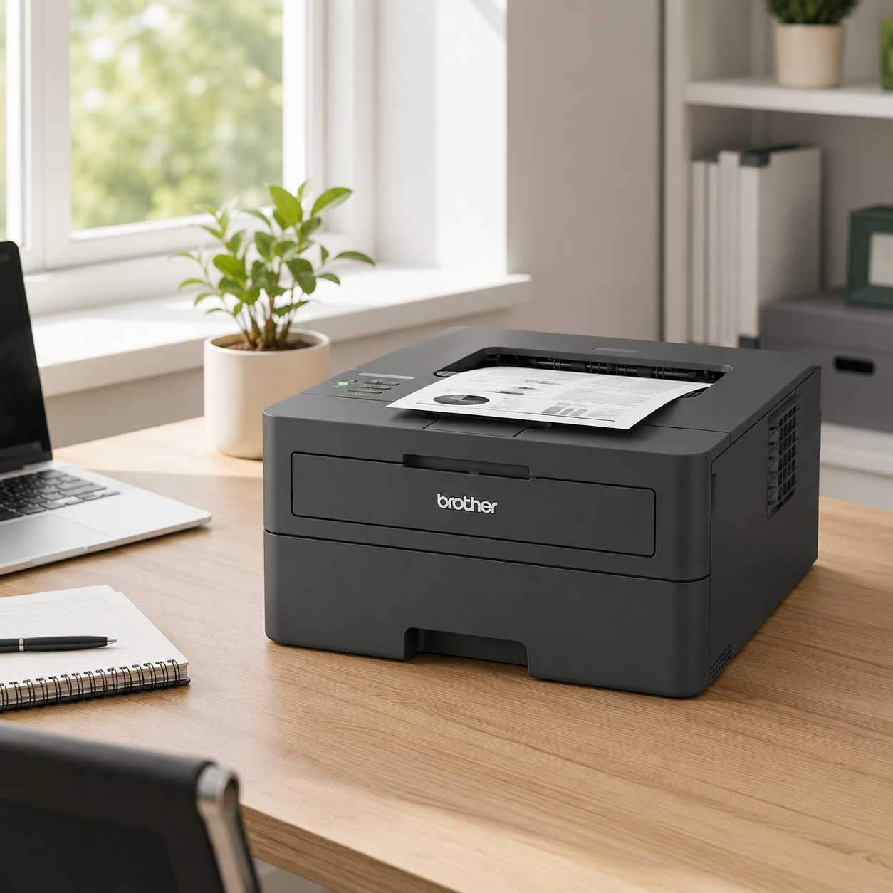 מדפסת לייזר מקצועית ואמינה דגם HLL2400DWZU1 מבית Brother – תמונה 6