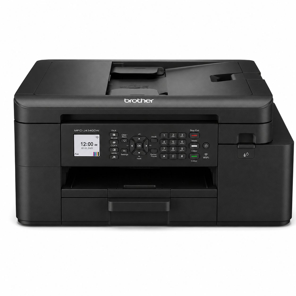 מדפסת Brother בראדר MFCJ4340DW הזרקת 3 שנים אחריות OS - הזרקת דיו, משולבת – תמונה 2