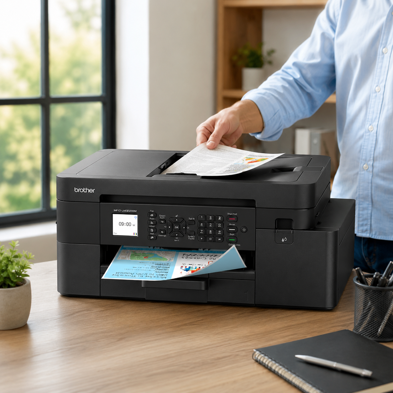 מדפסת Brother בראדר דו צדדי SCAN PRINT FAX MFC-J4350DW – תמונה 4