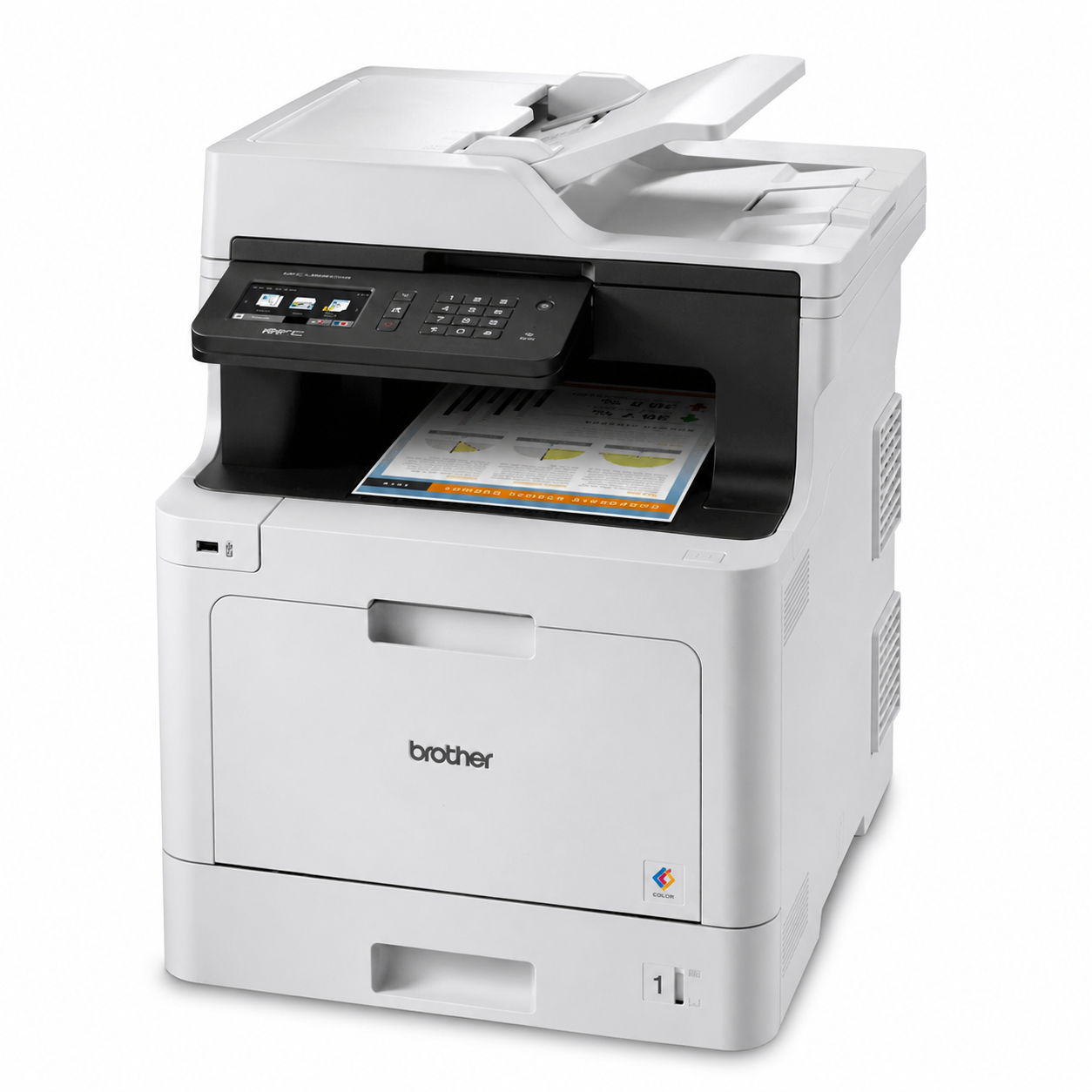 מדפסת Brother BROTHER MFC-L8690CDW WIFI - לייזר, משולבת, אלחוטית