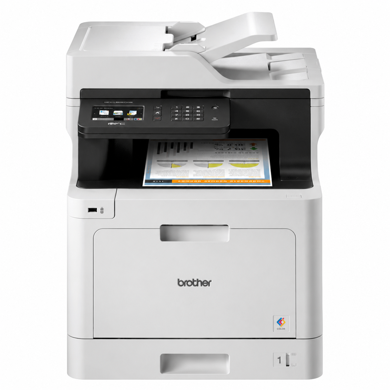 מדפסת Brother BROTHER MFC-L8690CDW WIFI - לייזר, משולבת, אלחוטית – תמונה 2