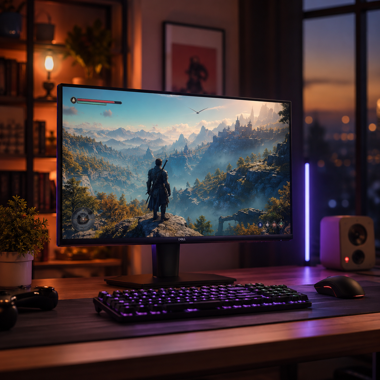 מסך מחשב Dell SE2726H 27 אינץ' FHD 144Hz – תמונה 4