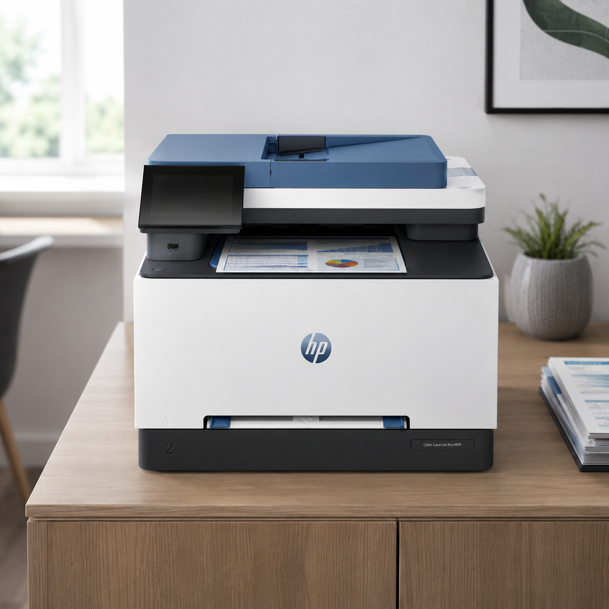 מדפסת משולבת לייזר צבע HP COLOR LASERJET PRO MFP 3302FDW – תמונה 4