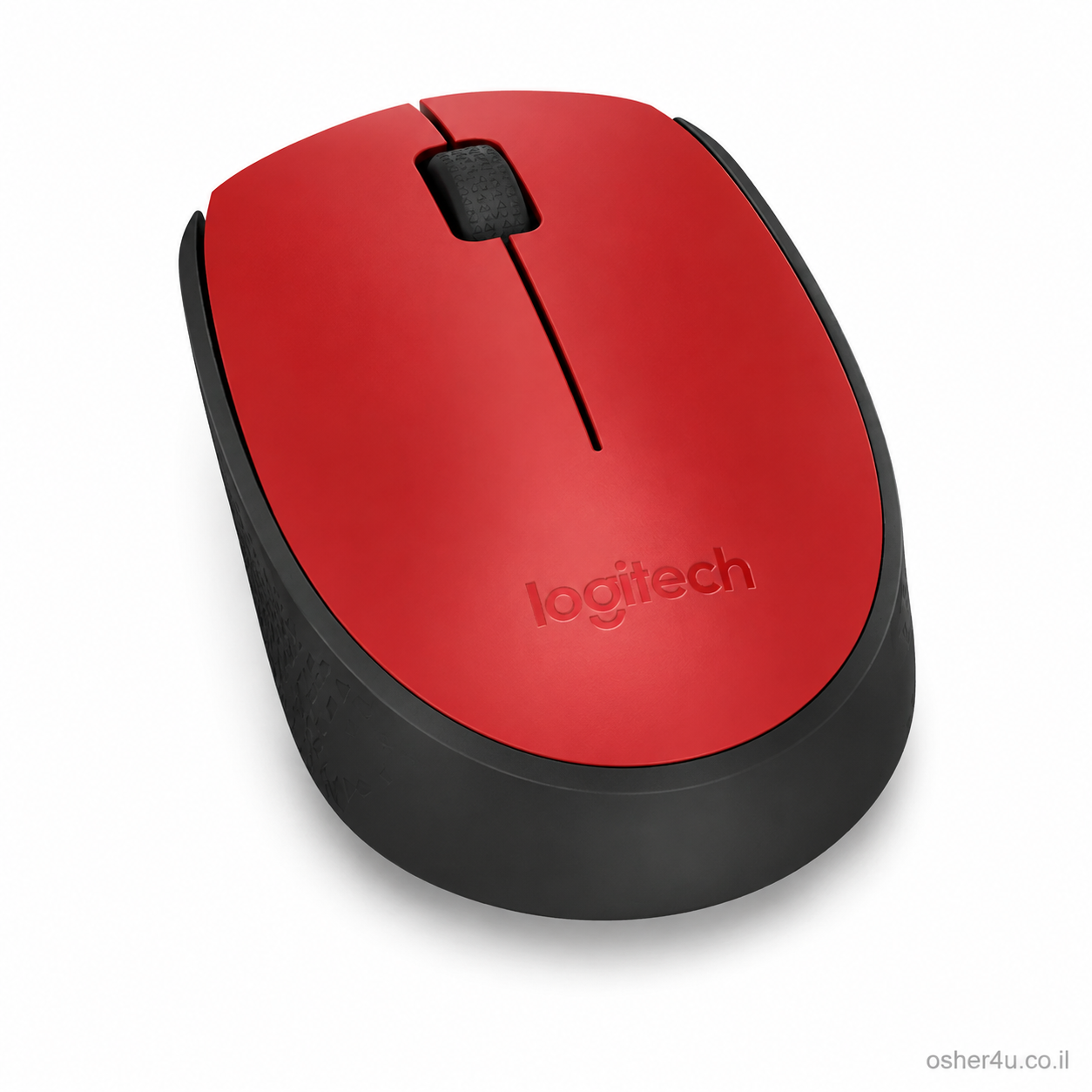 LOGITECH-M171-RED-לוגיטק M171 אדום עכבר אלחוטי (Logitech)