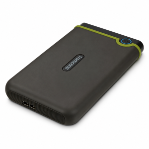 דיסק קשיח חיצוני TRANSCEND 1TB STOREJET 25M3 מוגן