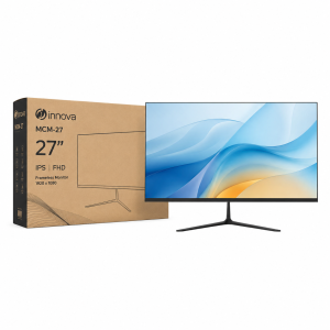 מסך מחשב Innova MCM-27 בגודל 27" IPS Full HD ללא מסגרת – שחור