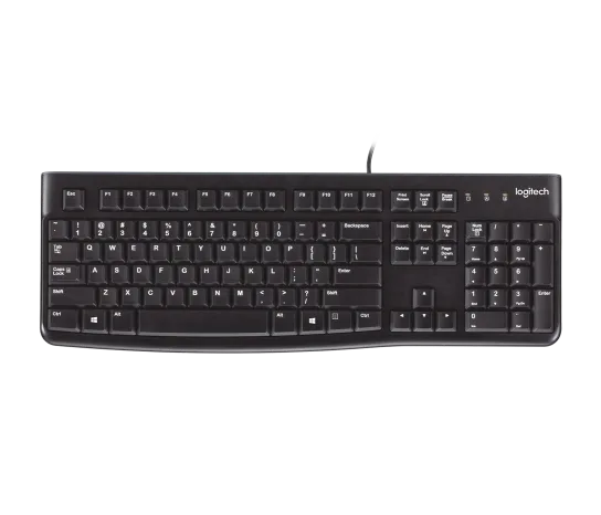 מקלדת חוטית Logitech K120 OEM עברית