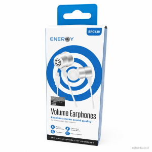 אוזניות אוניברסליות ENERGY EPC130 Type C White