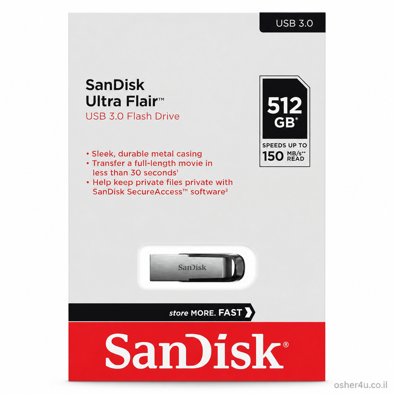 דיסק און קי סאן דיסק SANDISK 512G Z73 (Other)
