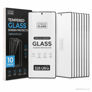 זכוכית Korean Glass Sam S26 Ultra (במארז 10 יח)