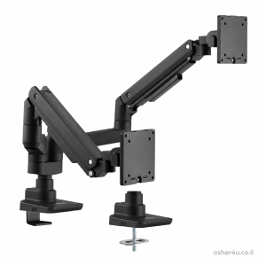 זרוע שולחנית לשני מסכים BLACK LTD69-CO24UCP גודל 17-49 (Other)