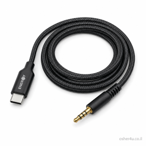 כבל 1.0 מ' ENERGY AUX to Type-C Braided