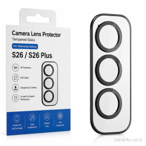 מגן מצלמה Sam S26/S26 Plus Black