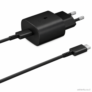 מטען בית Samsung PD25W+C to C 1M Black (סאני)