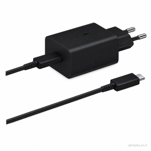 מטען בית Samsung PD45W+C to C 1M(5A) Black (סאני)