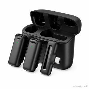 מיקרופון דש בלוגר אלחוטי-זוג ENERGY J13 Type-C