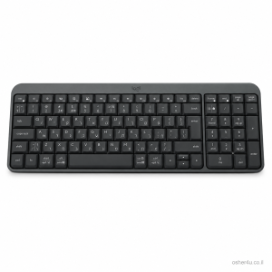 מקלדת LOGITECH GRAPHITE HEB K250 BT 2.4GHZ (Logitech)
