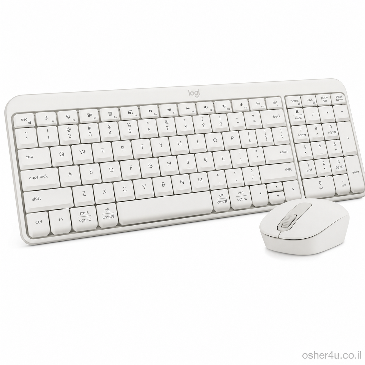 מקלדת MK250 LOGITECH OFFWHITE BT (Logitech)