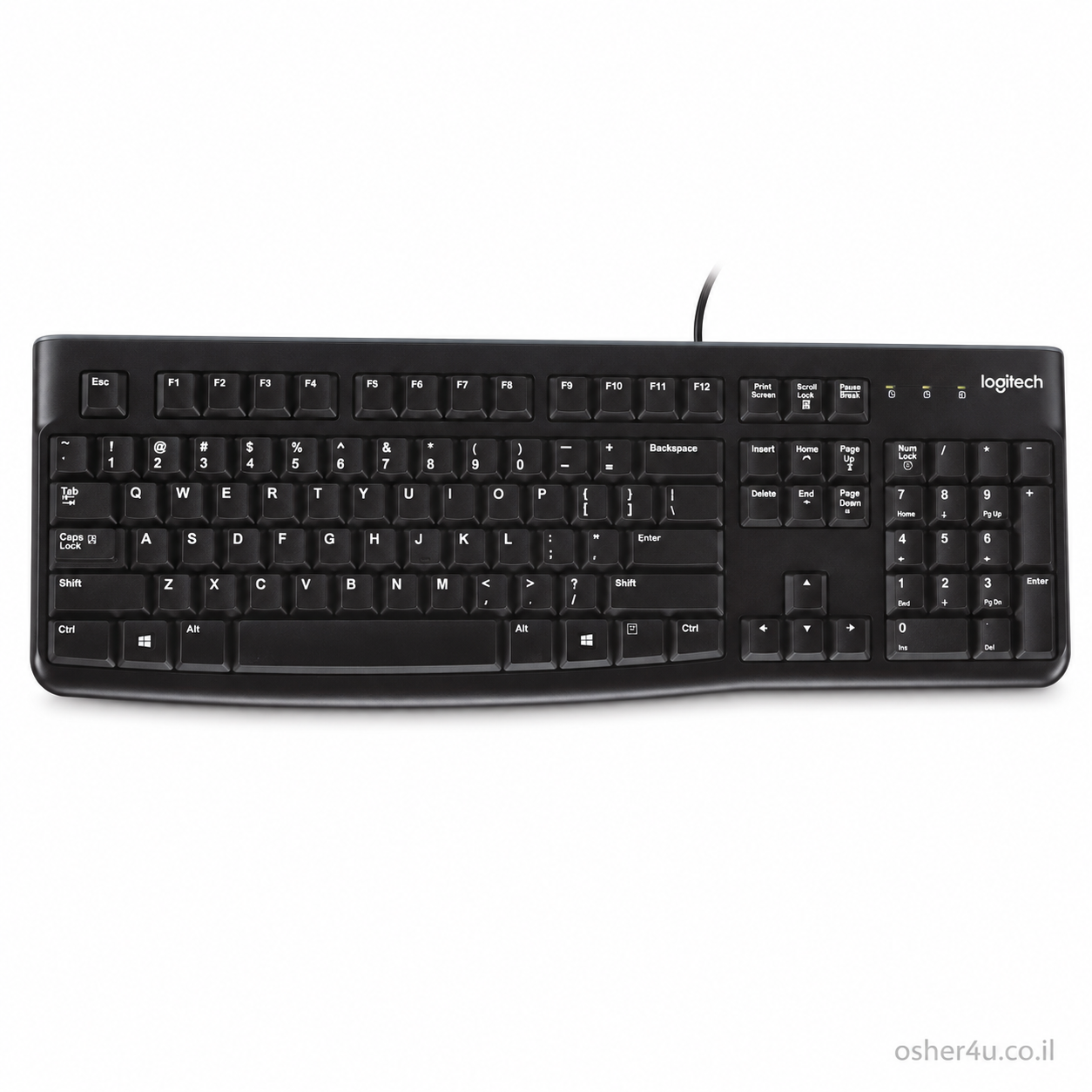 מקלדת חוטית USB K120 לוגיטייק LOGITEC OEM עברית (Other)