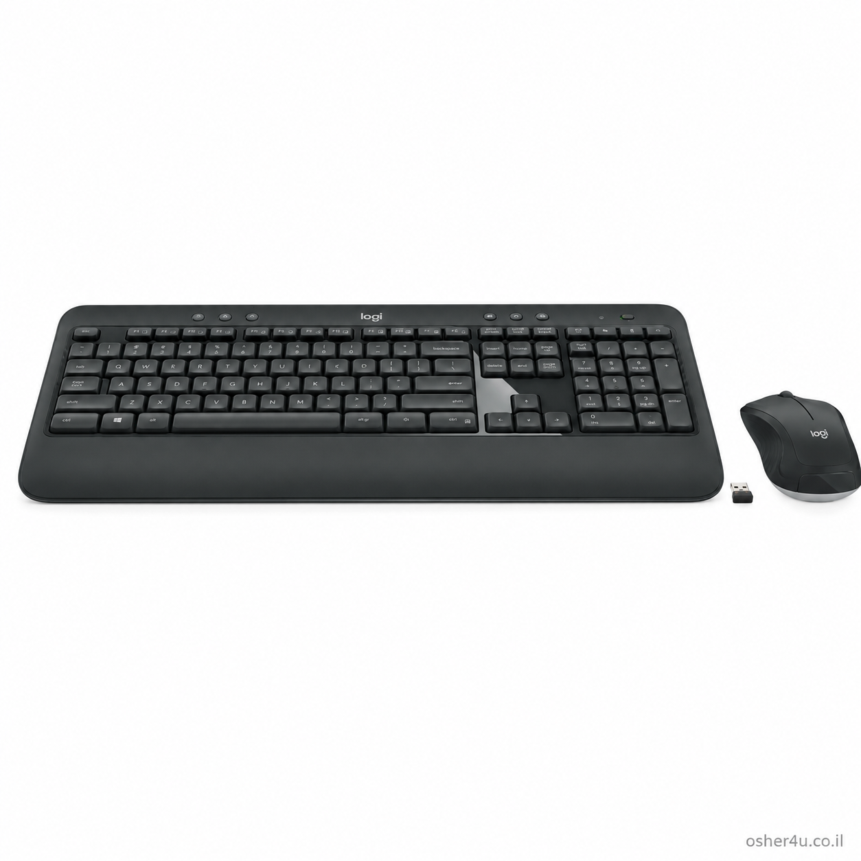 מקלדת+עכבר לוגיטייק אלחוטי דגם MK540 עברית (Other)