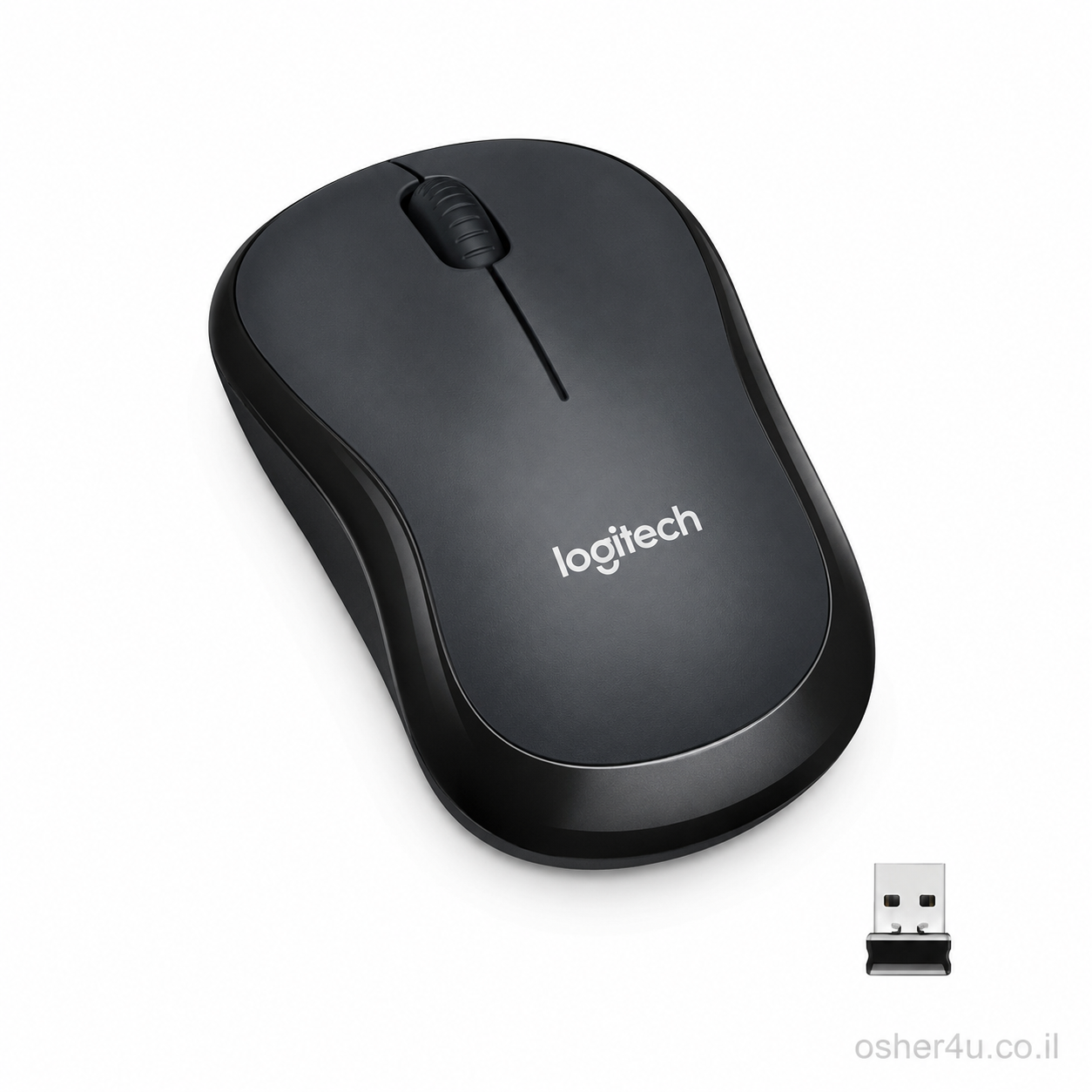 עכבר אלחוטי M220 שחור LO SILENT (Other)