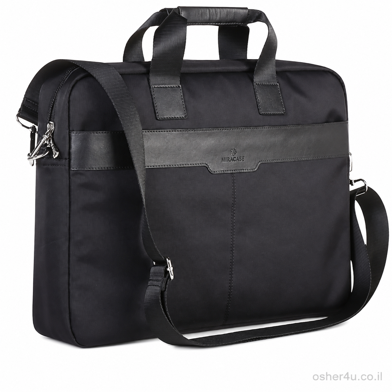 תיק יוקרתי למחשב נייד 15.6 שחור BLACK MIRACASE NH-8062C (Miracase)